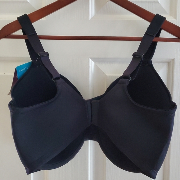 NWT VANITY FAIR Beauty Back Bra Style 76380 In Midnight Black 38G - Picture 7 of 8